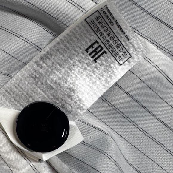 Banana Republic Black Wool Blend Blazer Jacket Size 10 - Picture 8 of 16